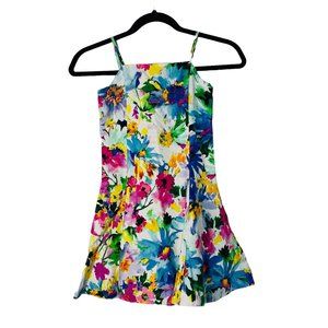 Polo Ralph Lauren Floral Sleeveless Strap back zip  Size: 7